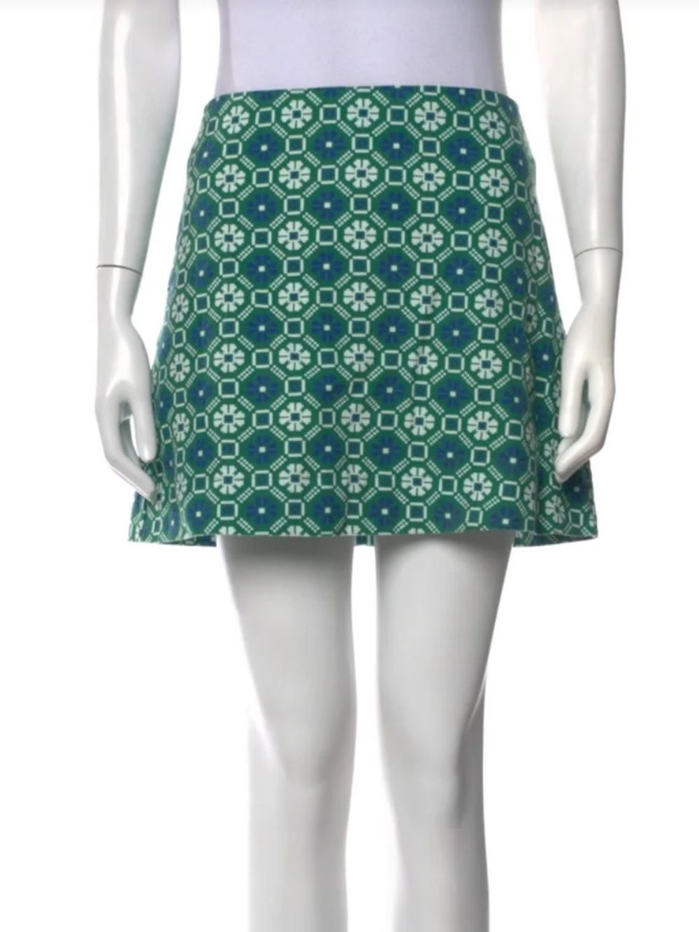 JULIA AMORY Geo-Print Gidget Skirt (M)